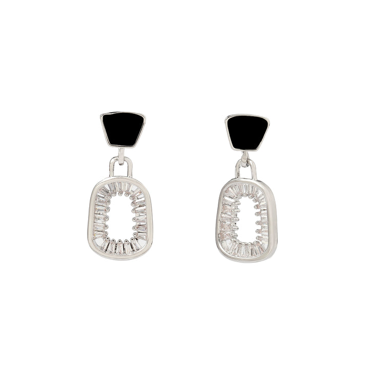 Esra  Black Gold Earring