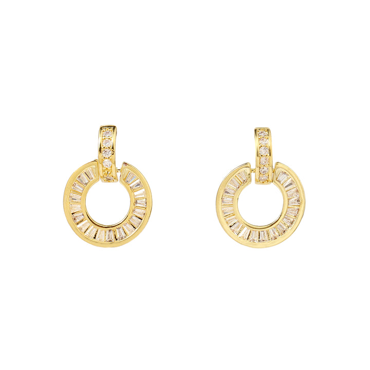 Elea Crystal Gold Earring - Salty Accessories