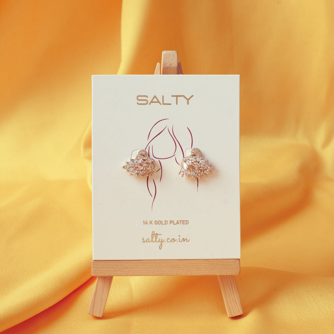 Swan Lake Crsytal Earrings - Salty Accessories