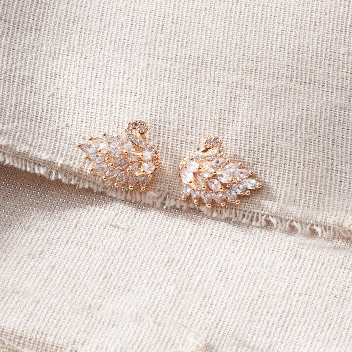 Swan Lake Crsytal Earrings - Salty Accessories