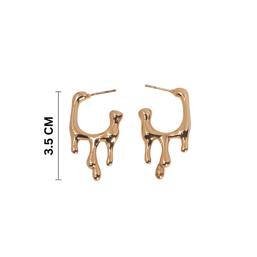 Classic Design Gold Earrings