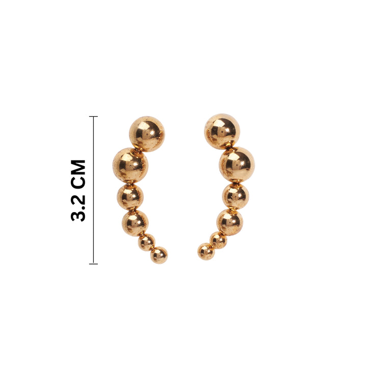 Pea Pod Delight Gold  Earrings - Salty Accessories