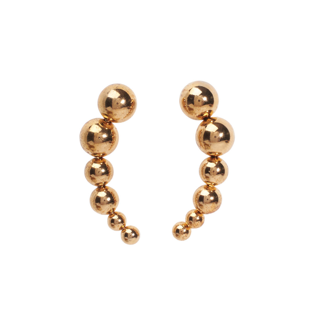 Pea Pod Delight Gold  Earrings