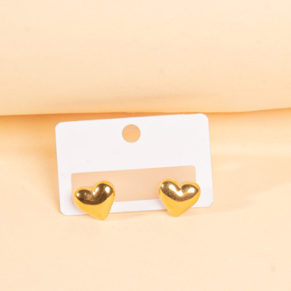 Tender Heart Gold Earrings