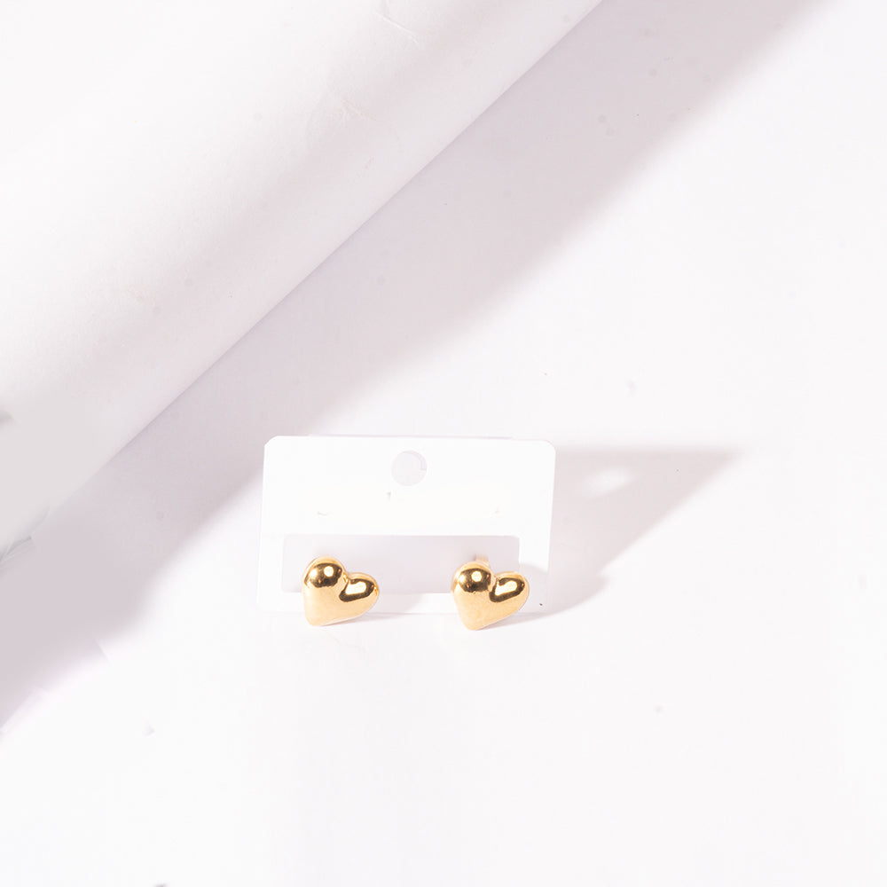 Tender Heart Gold Earrings