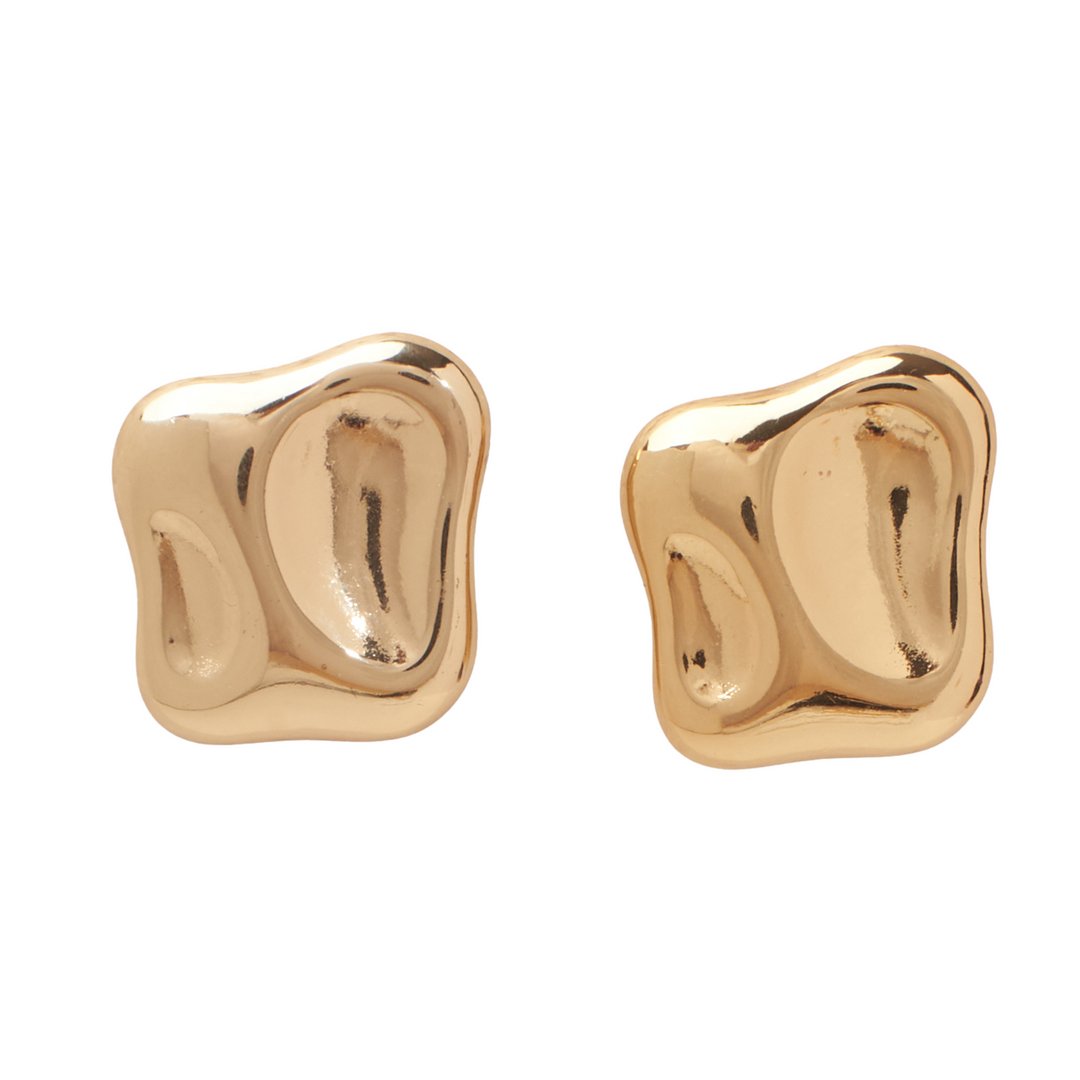 Chunky Chic Gold Earrings