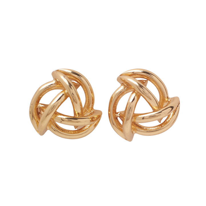 Symbolic Statement Gold Earrings - Salty Accessories