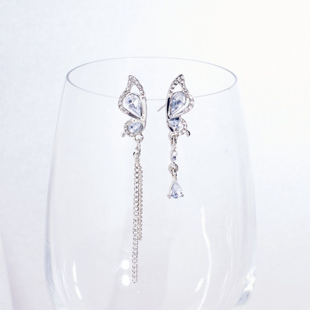 Dazzling Half Butterfly Wing Earrings