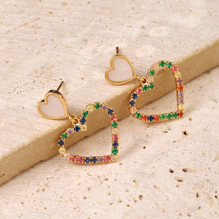 Sweetheart Shine Earrings - Salty Accessories