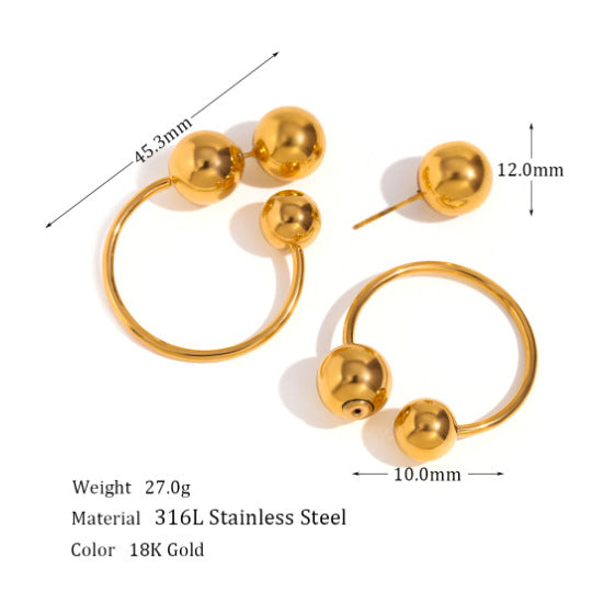 Golden Halo Earrings - Salty Accessories