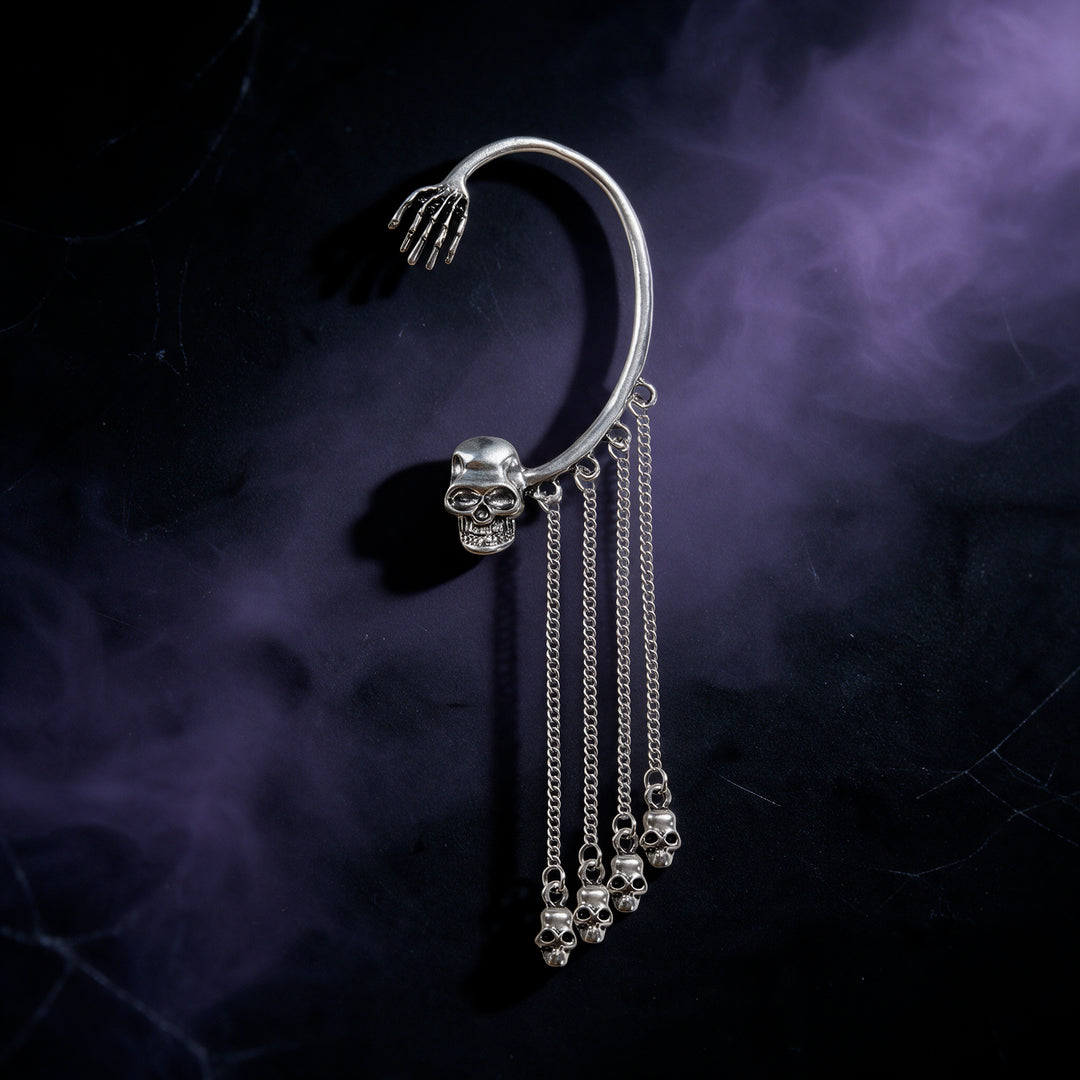 Bone-Chic Skull Cuff (1 side)