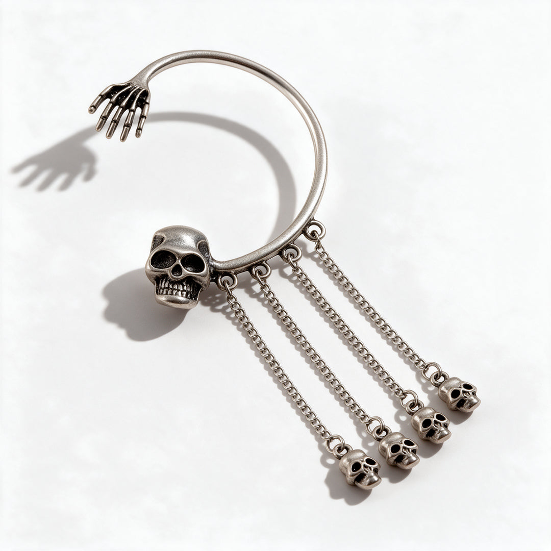 Bone-Chic Skull Cuff (1 side)