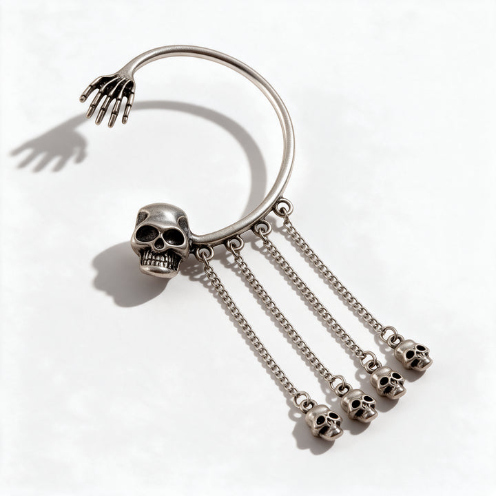 Bone-Chic Skull Cuff (1 side)