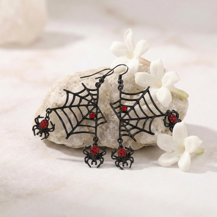 Venomous Web Drop Earrings