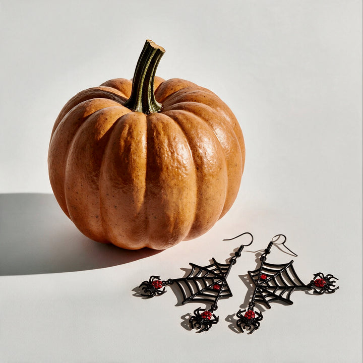 Venomous Web Drop Earrings