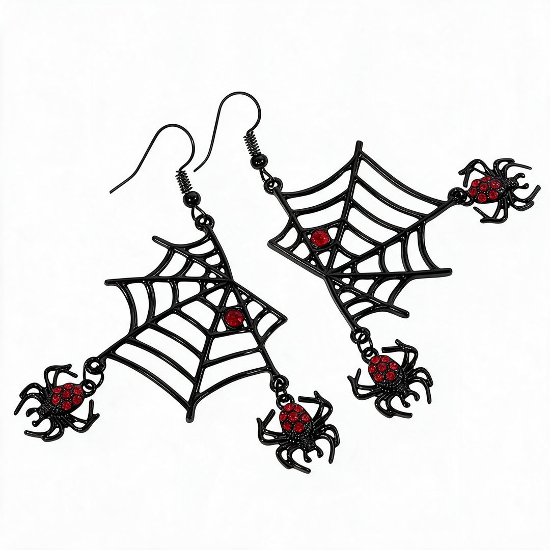 Venomous Web Drop Earrings