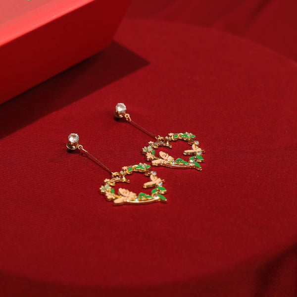 Love Forest Elegance Earrings With Valentine Box