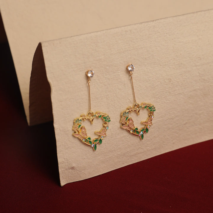 Love Forest Elegance Earrings With Valentine Box