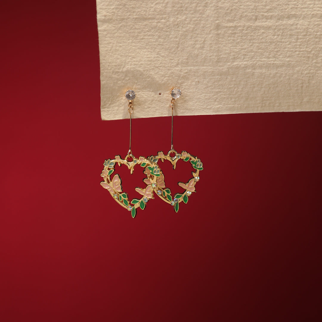 Love Forest Elegance Earrings With Valentine Box
