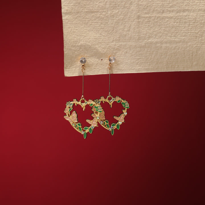 Love Forest Elegance Earrings With Valentine Box