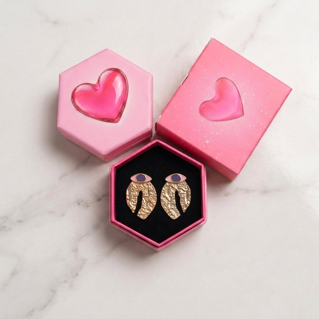 Eyes of Gold Earrings