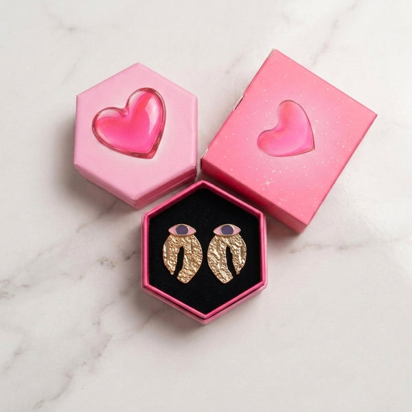 Eyes of Gold Earrings