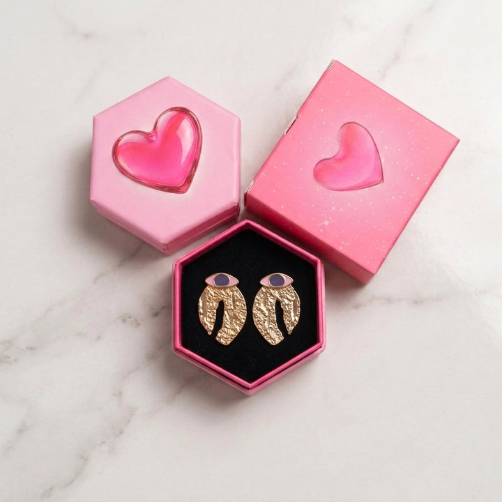 Eyes of Gold Earrings