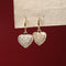 Loving Touch Heart Earrings