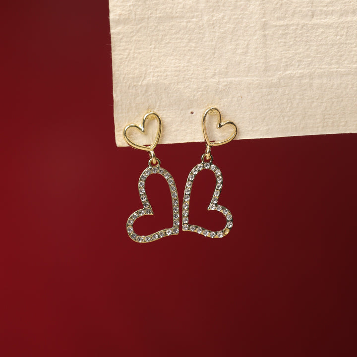 Charming Heart Earrings With Valentine Box