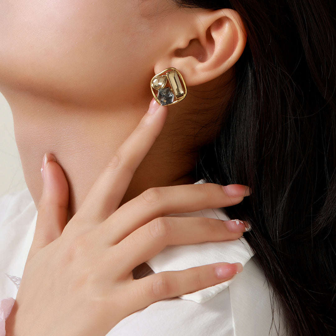 Auric Temptation Earrings - Gold