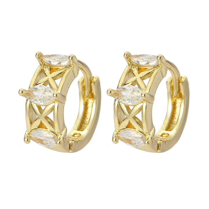 Diamond Loop Earrings