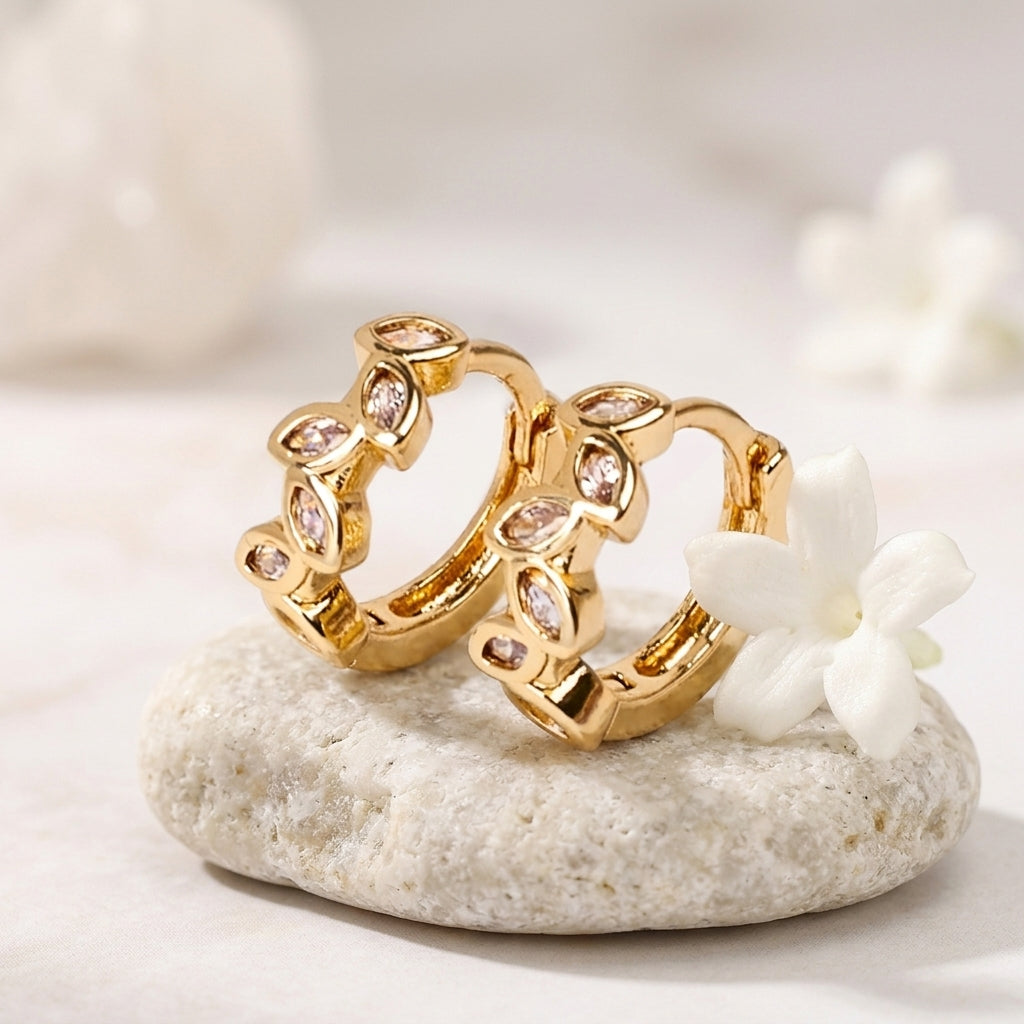 Leaf Cluster Earrings