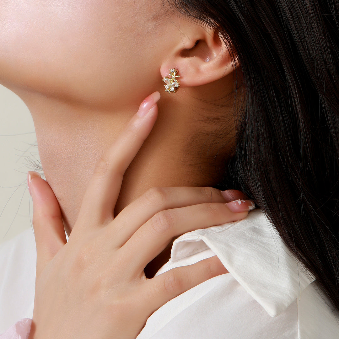 Greenery Blossom Earrings