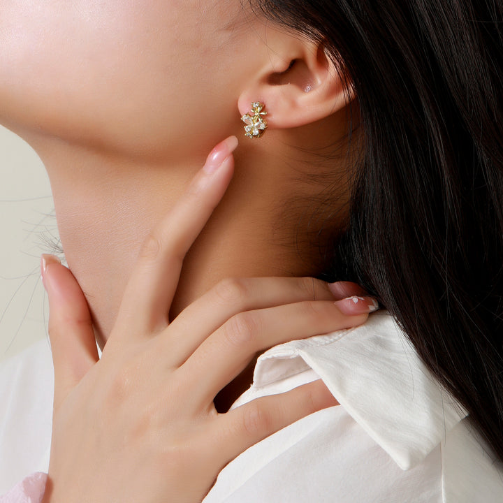 Greenery Blossom Earrings