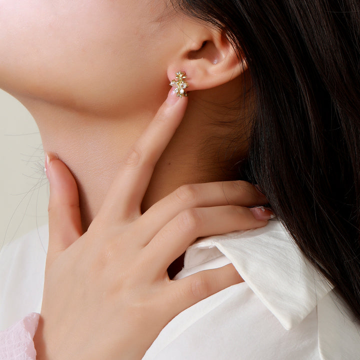 Greenery Blossom Earrings