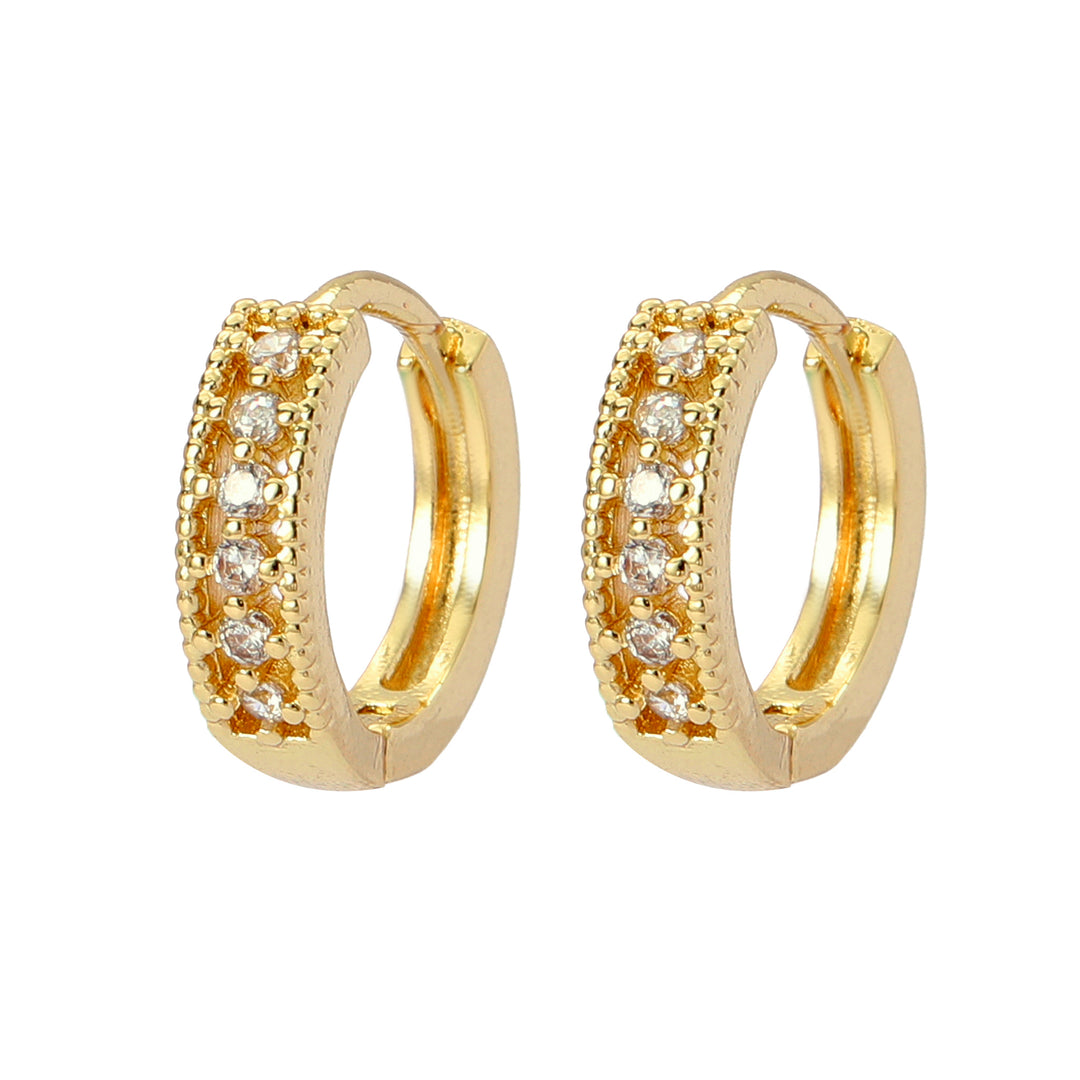 shining line of stones Earring