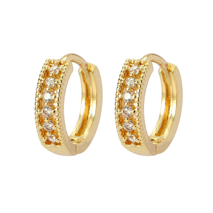 shining line of stones Earring