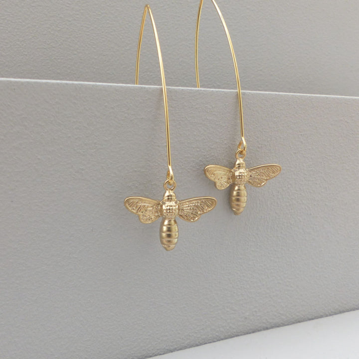 Flutter Bee Drop Earrings