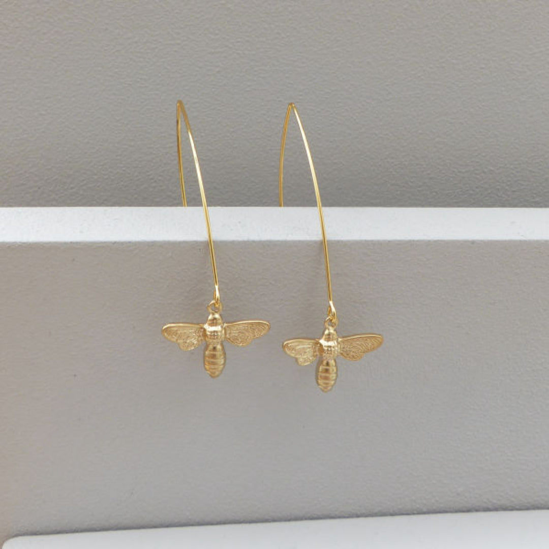 Flutter Bee Drop Earrings