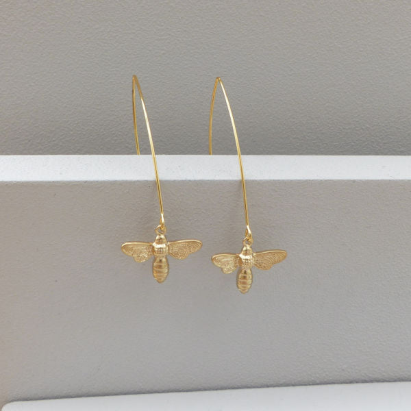 Flutter Bee Drop Earrings