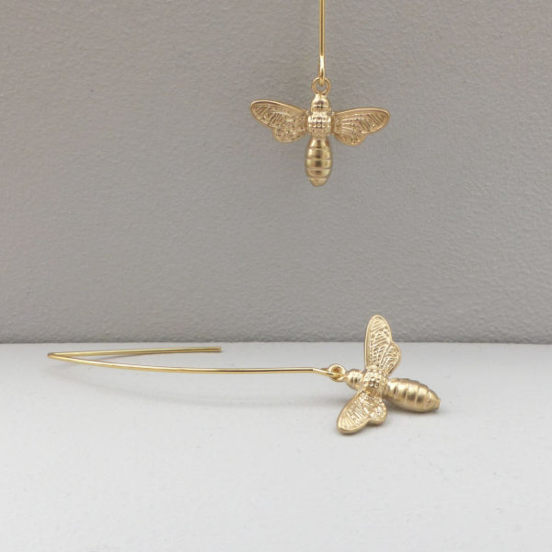 Flutter Bee Drop Earrings