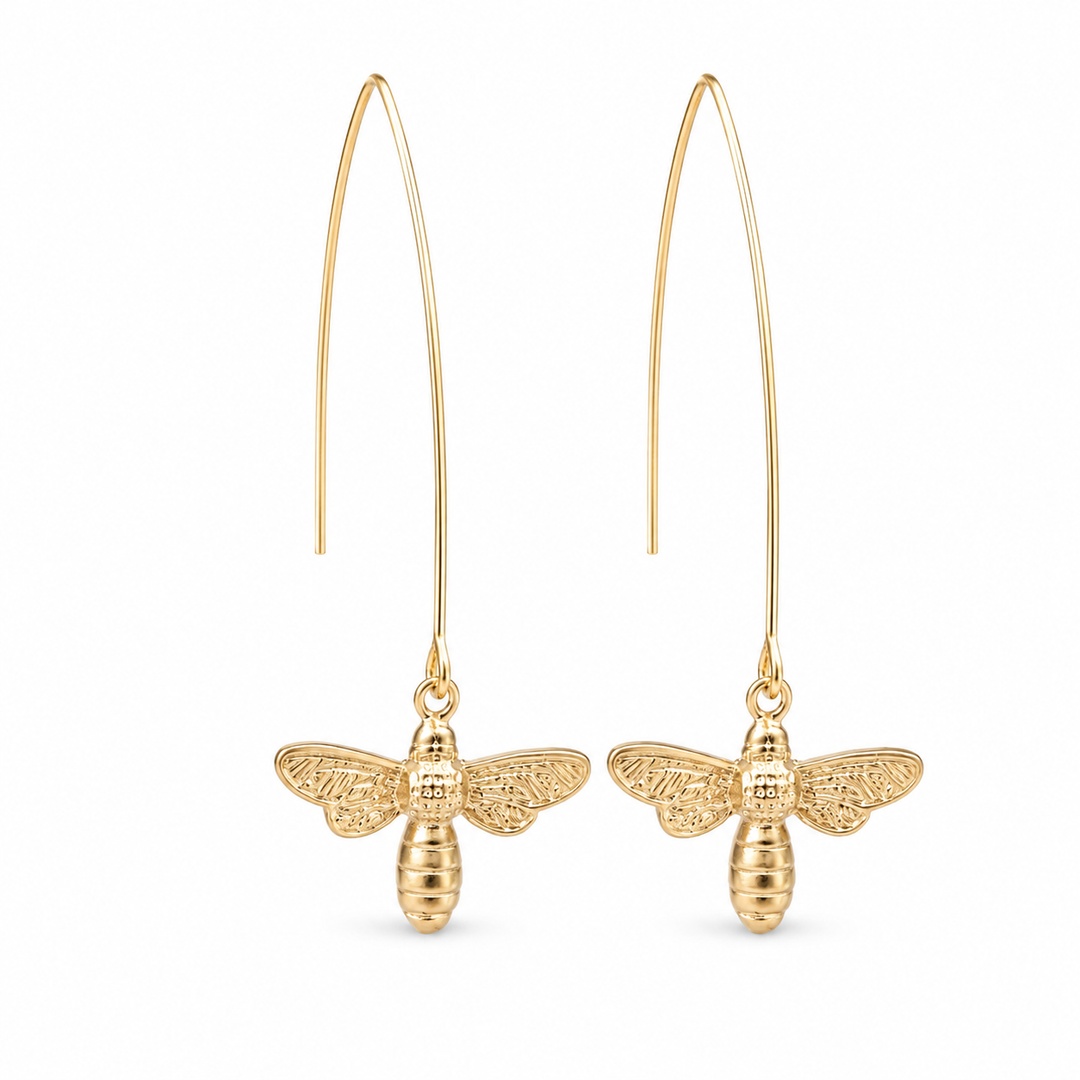 Flutter Bee Drop Earrings