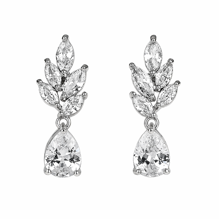 Dewdrop Leaf Earrings
