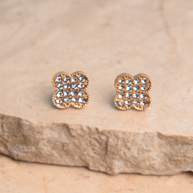 Aurielle Clover Bloom Studs