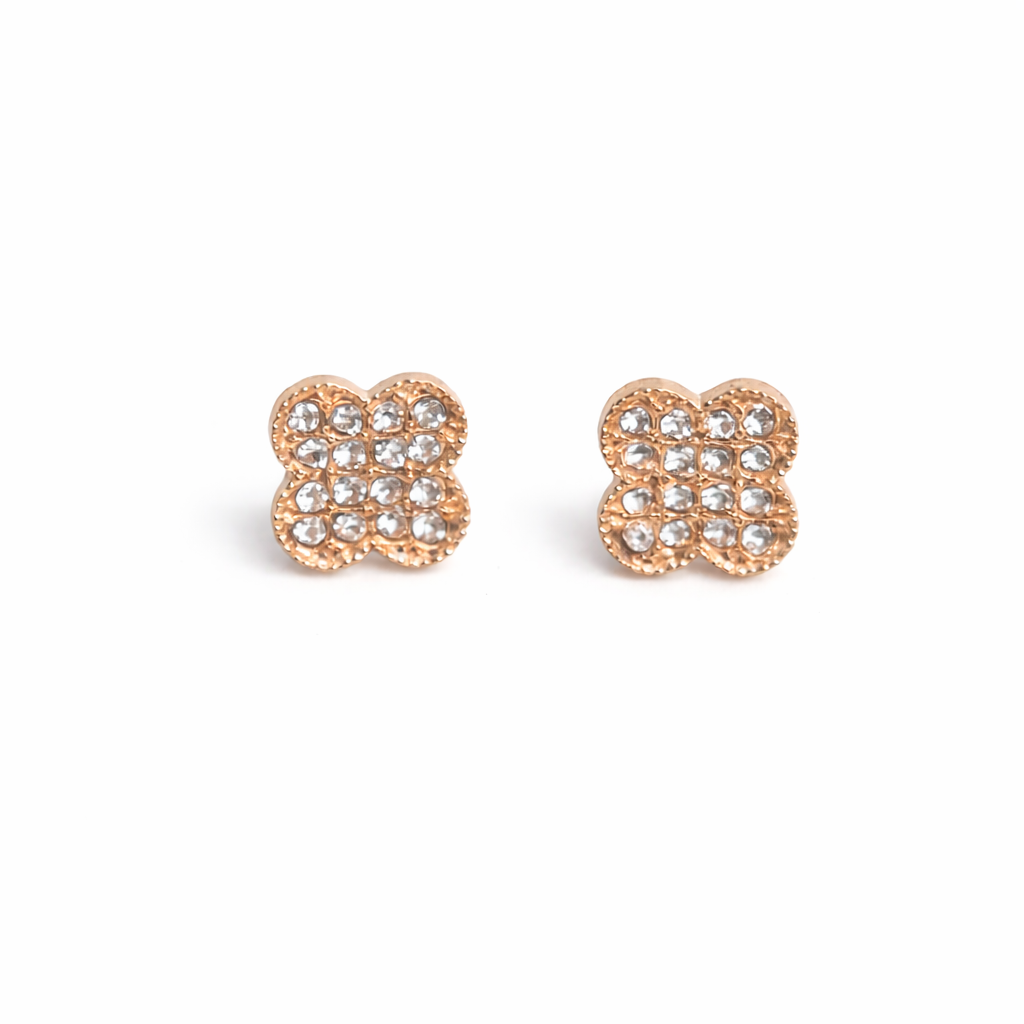 Aurielle Clover Bloom Studs
