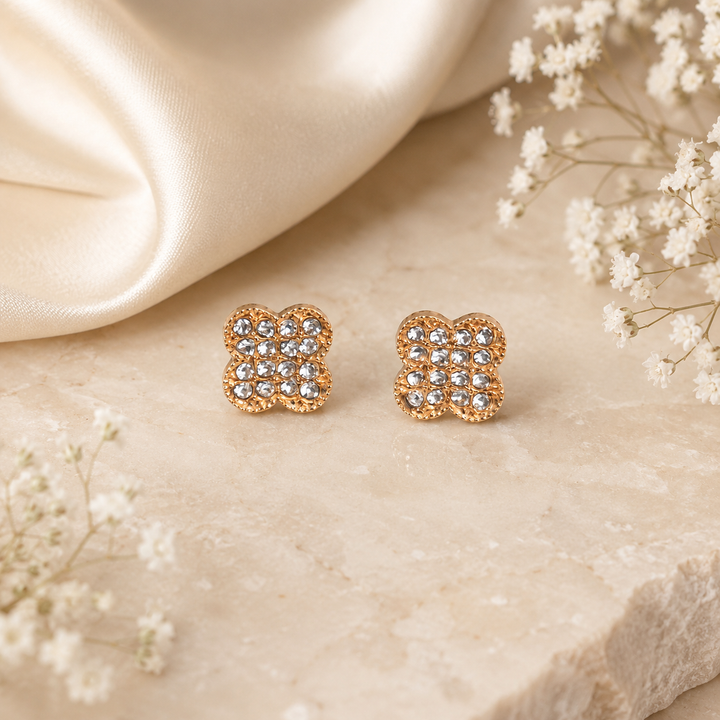 Aurielle Clover Bloom Studs