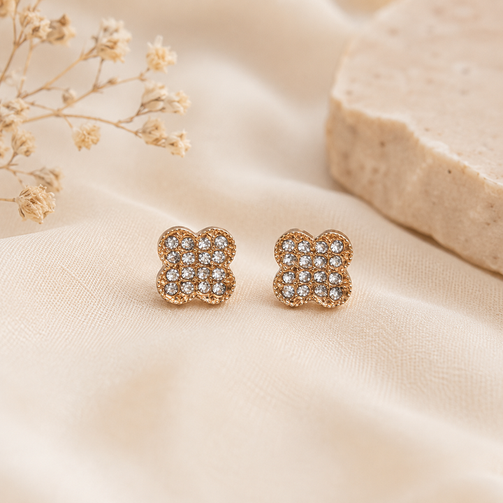 Aurielle Clover Bloom Studs