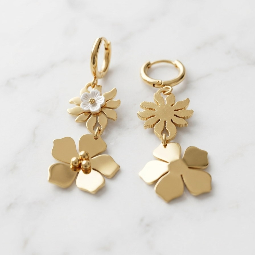 Aurelia Bloom Drops Earrings