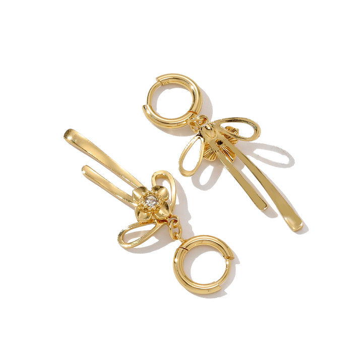 Aurelia Ribbon Bloom Hoops