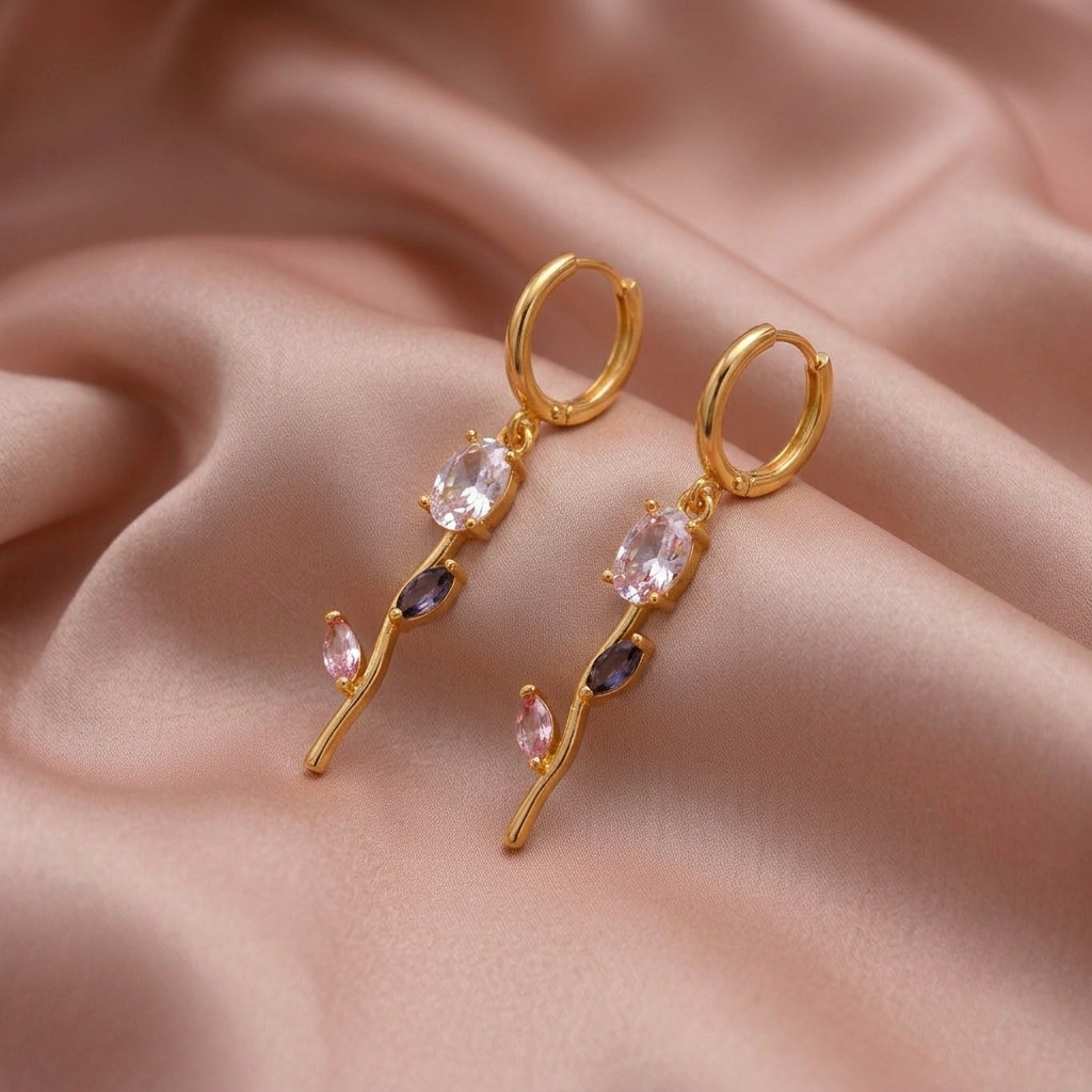 Tulip Velisse Earrings - Multicolor